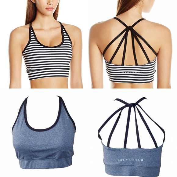 Jessica Simpson Juniors Padded Strappy Sports Top Bra -2 PACK - Picture 1 of 1